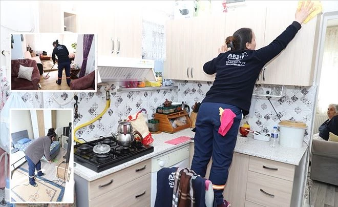 Bandırma´da evde temizlik hizmeti aralıksız sürüyor