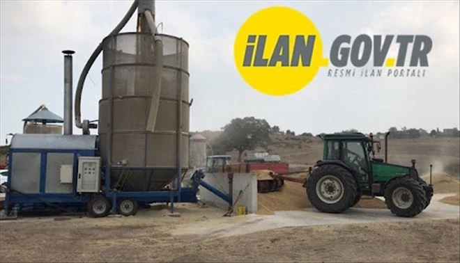 TİGEM ikinci el 1´er adet traktör ve mısır kurutma tesisini ihale usulü ile satacaktır