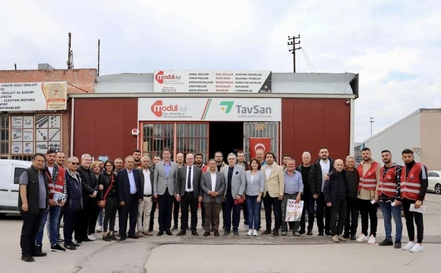 CHP Milletvekili adayı Sarı’dan Bandırma Sanayi Sitesi ziyareti 
